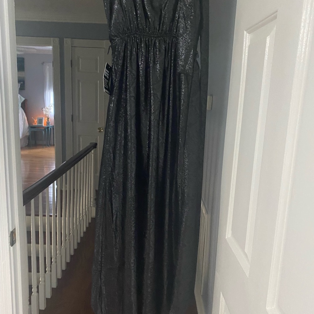 Express Black Sparkling Hi Low dress - Picture 2 of 6